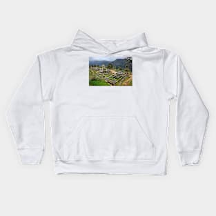 Ancient Delphi, the "navel" of the World Kids Hoodie